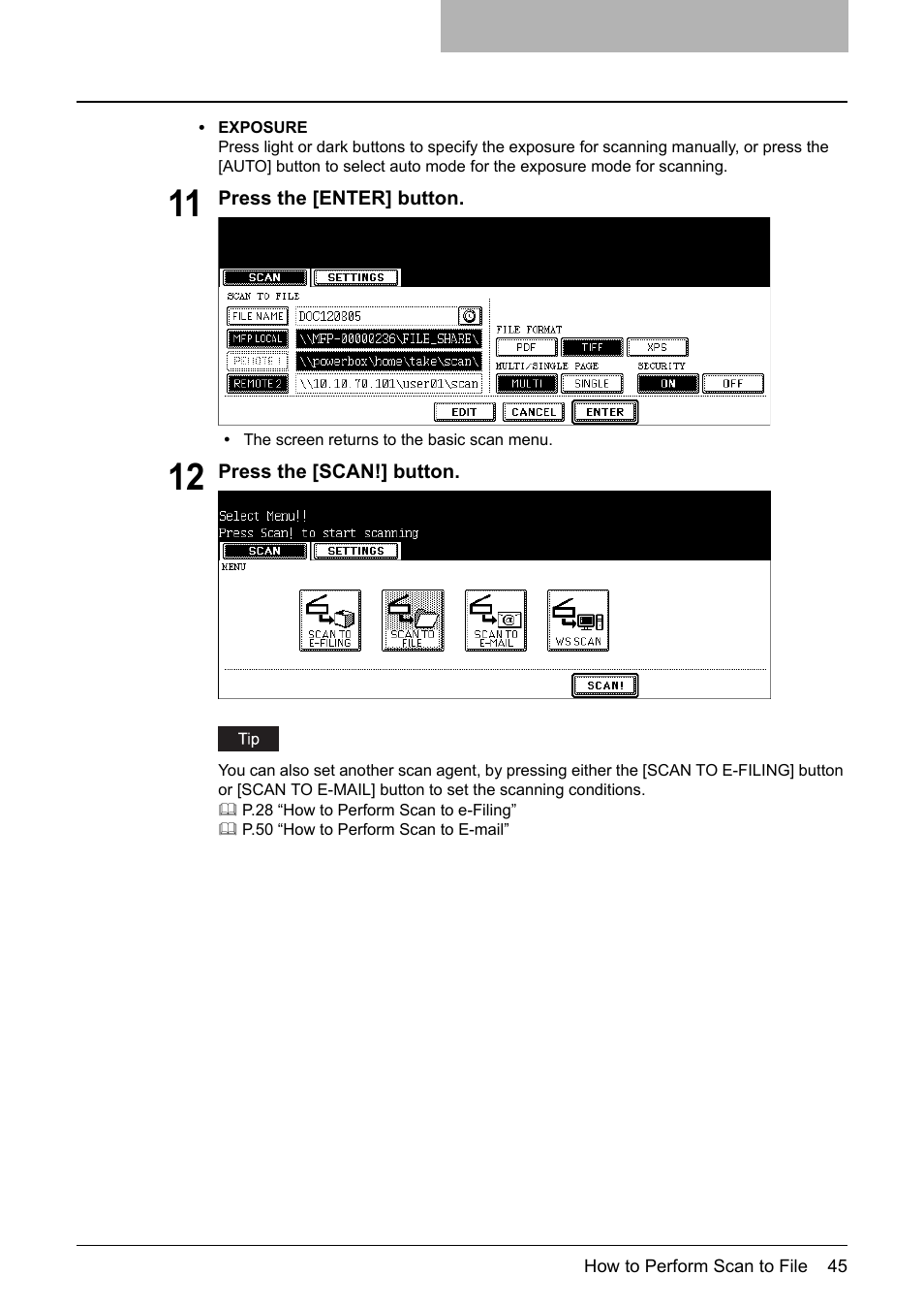 Toshiba E-STUDIO 352 User Manual | Page 45 / 142