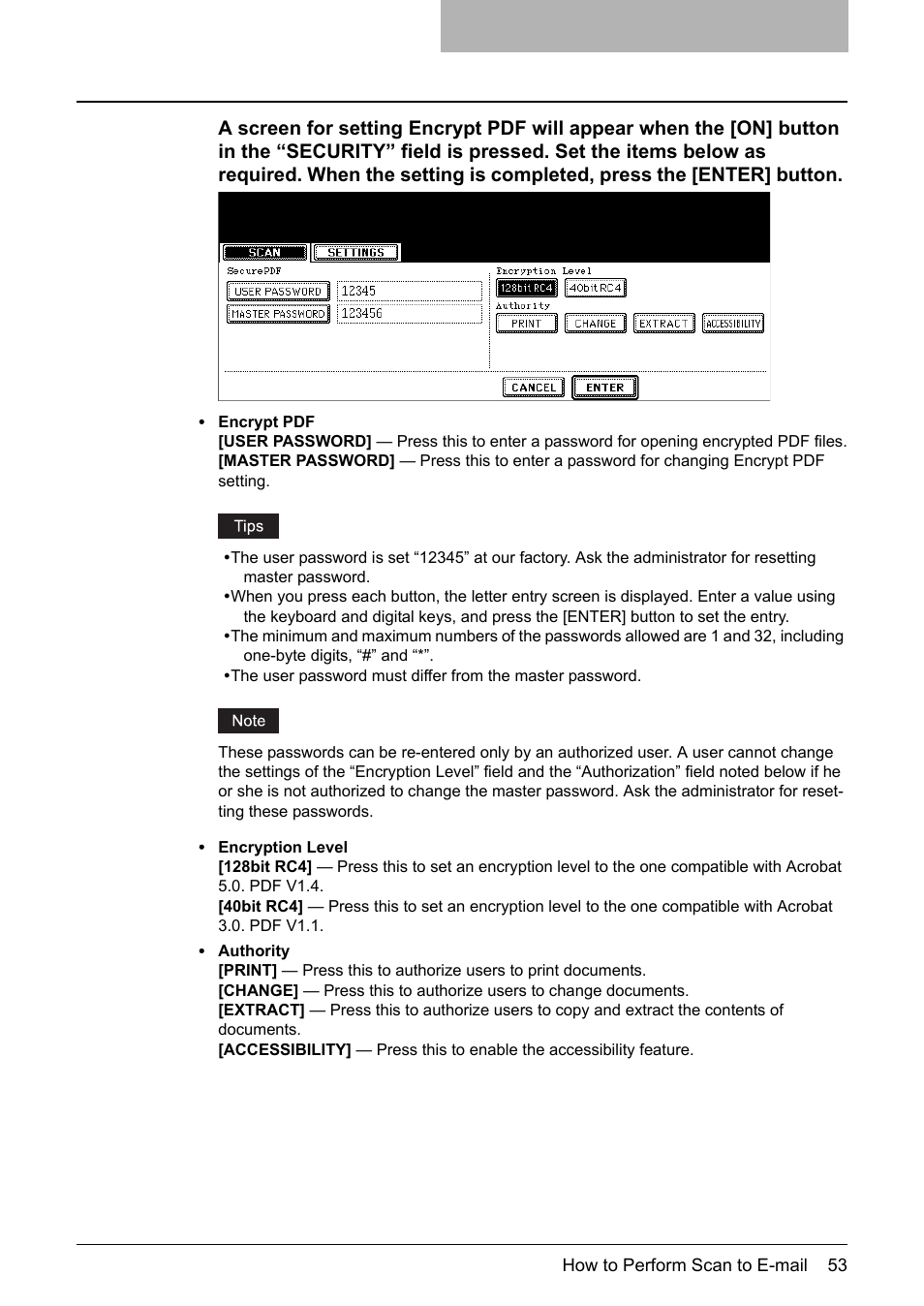 Toshiba E-STUDIO 352 User Manual | Page 53 / 142