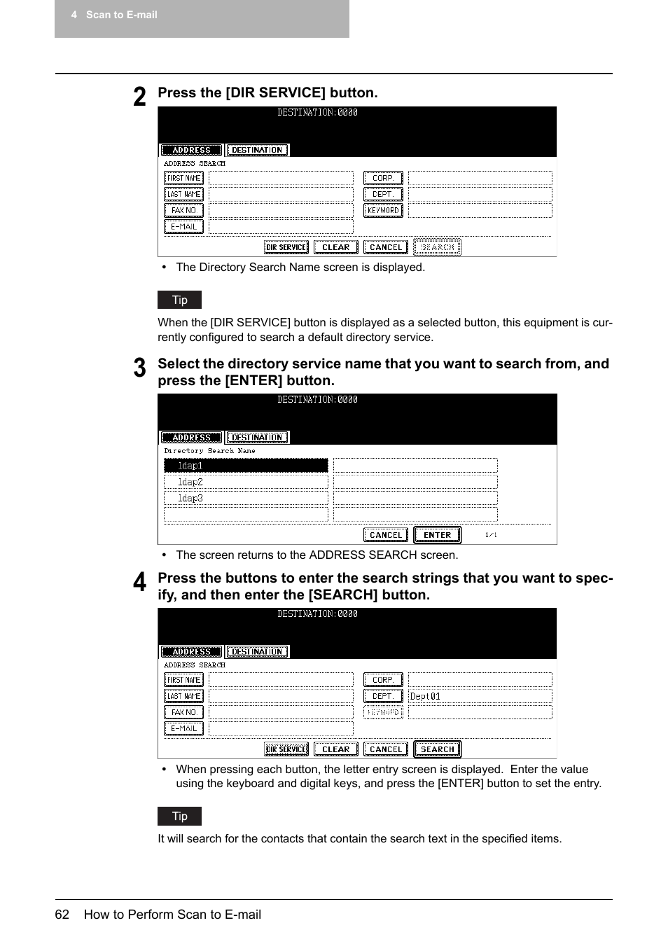 Toshiba E-STUDIO 352 User Manual | Page 62 / 142