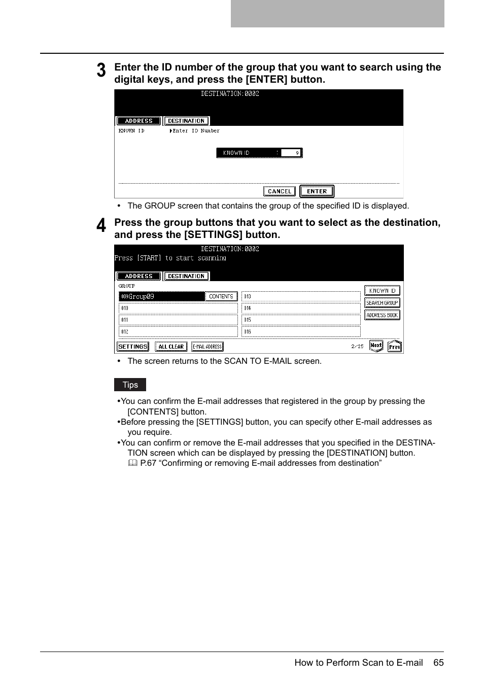 Toshiba E-STUDIO 352 User Manual | Page 65 / 142