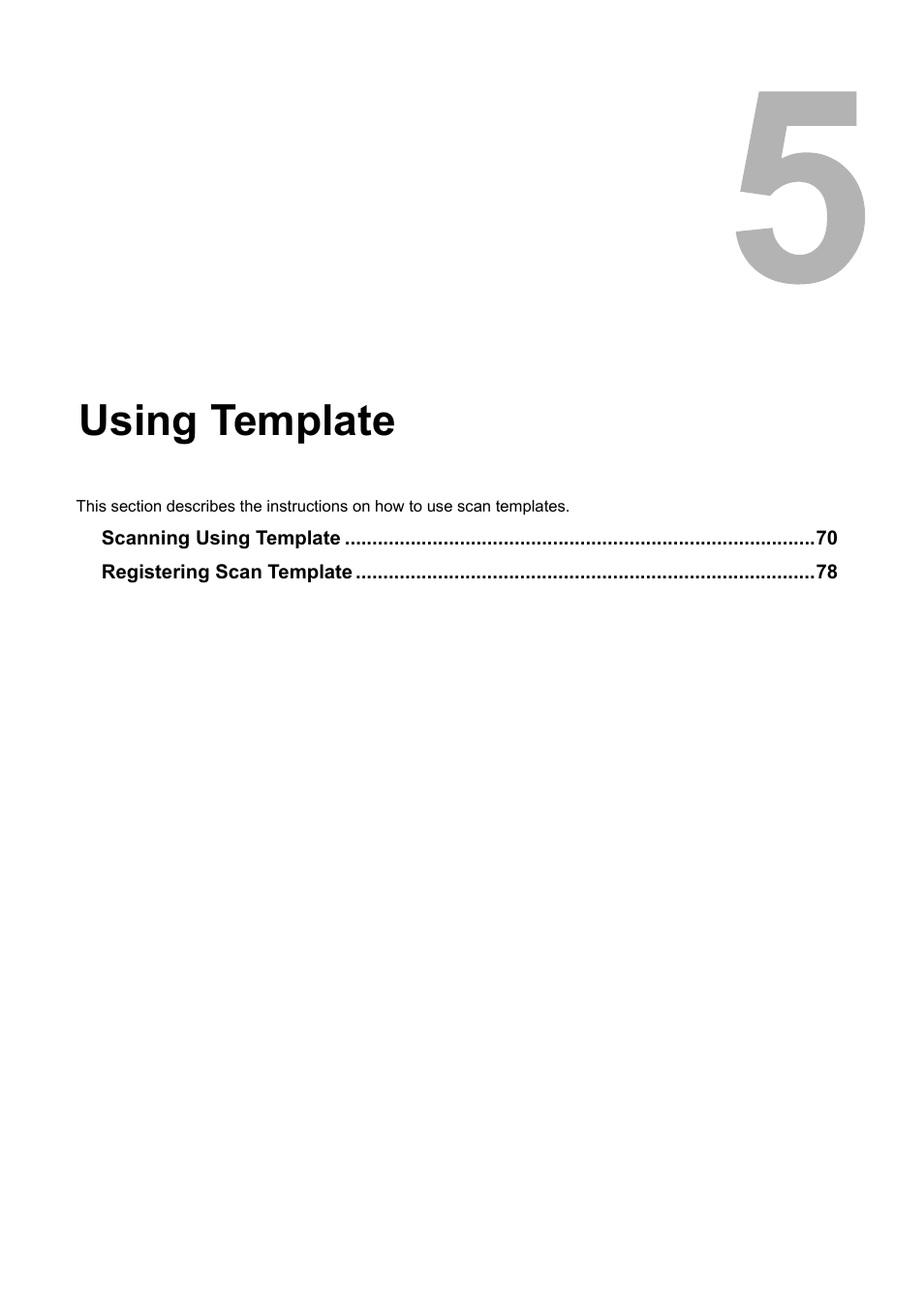 Using template, Chapter 5, P.69 “using template | Toshiba E-STUDIO 352 User Manual | Page 69 / 142