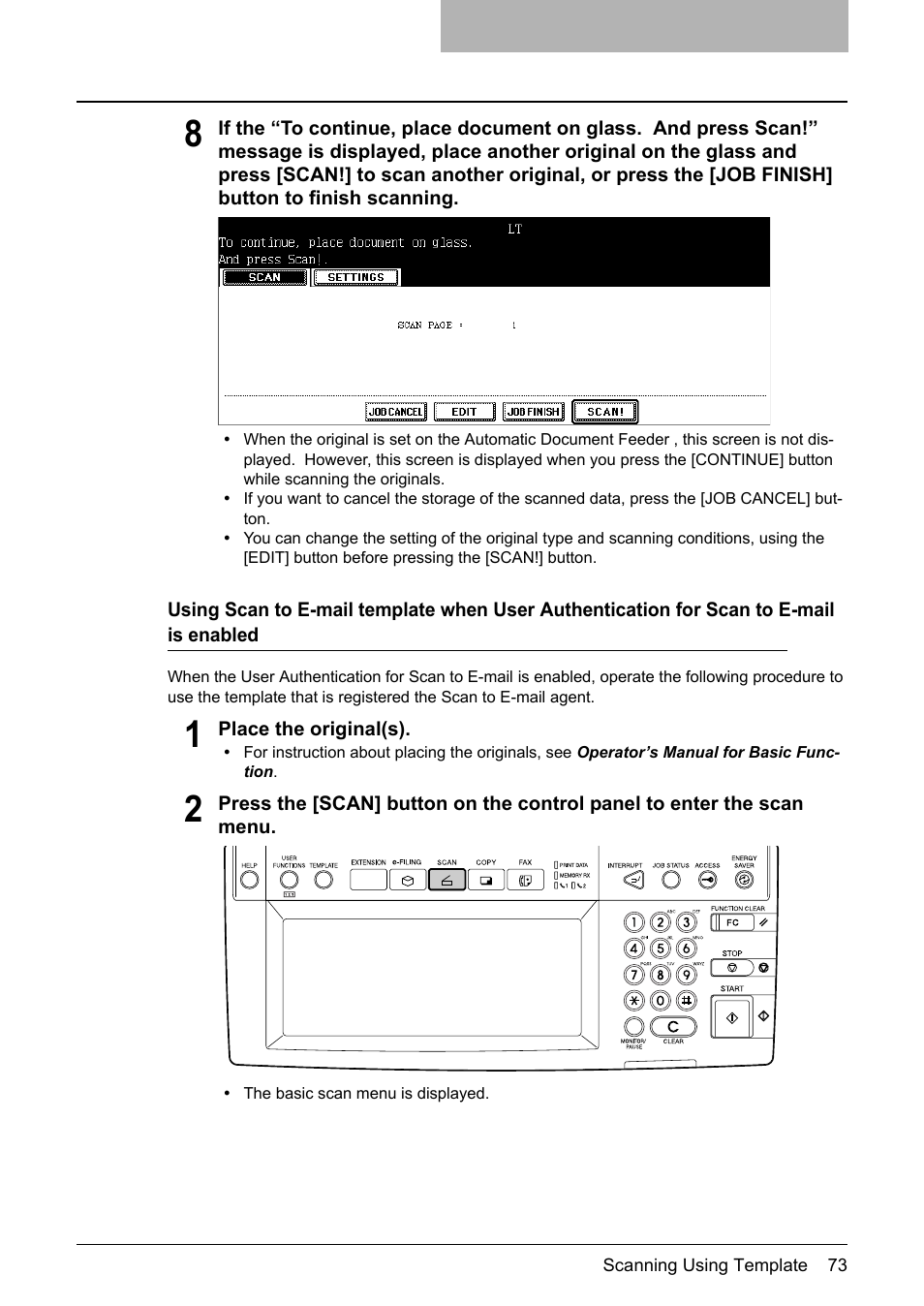 Toshiba E-STUDIO 352 User Manual | Page 73 / 142