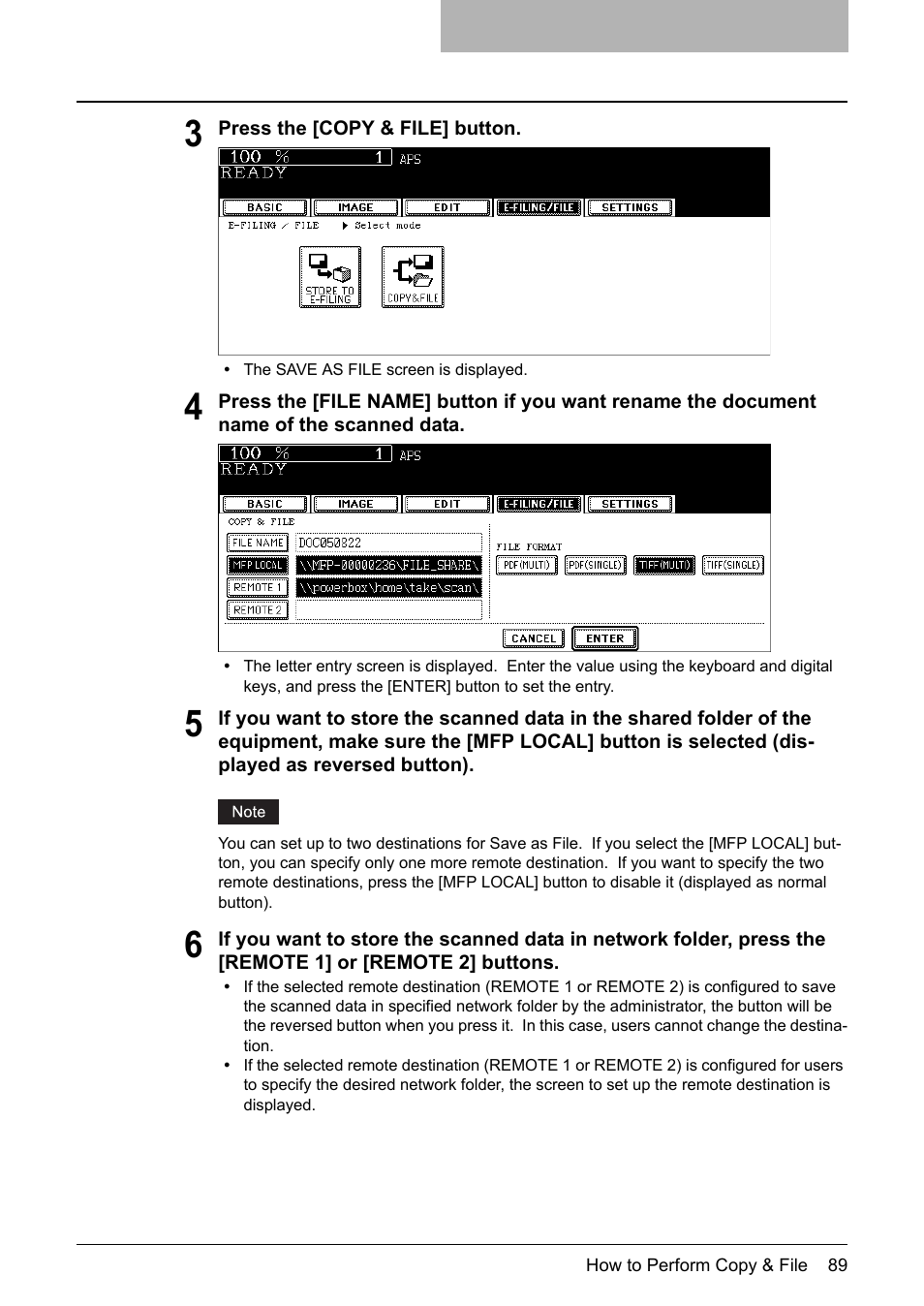 Toshiba E-STUDIO 352 User Manual | Page 89 / 142