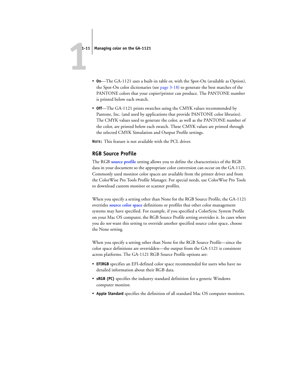 Rgb source profile, Data (see | Toshiba GA-1121 User Manual | Page 25 / 118