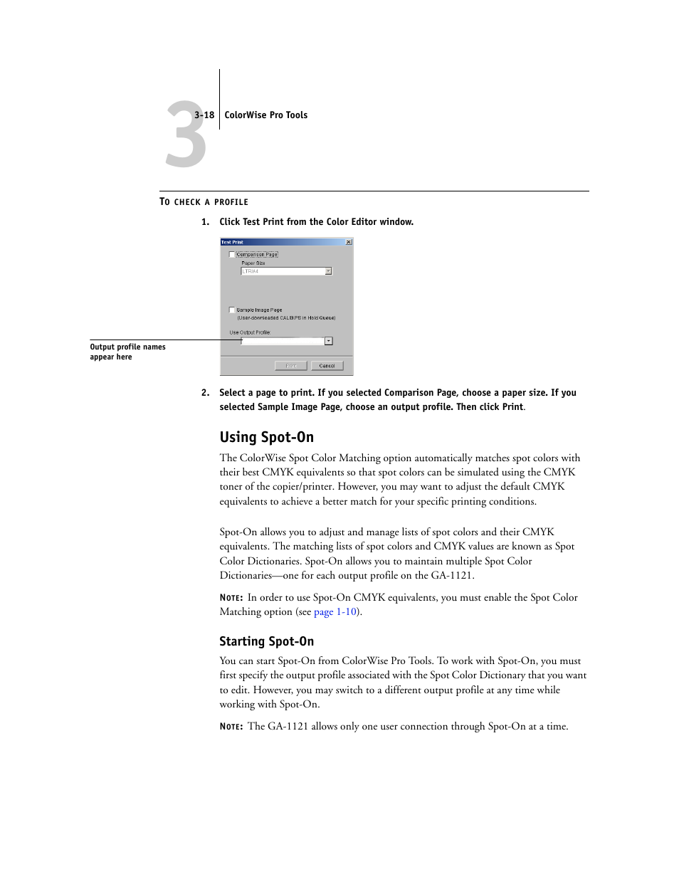 Using spot-on, Starting spot-on, S (see | Toshiba GA-1121 User Manual | Page 84 / 118