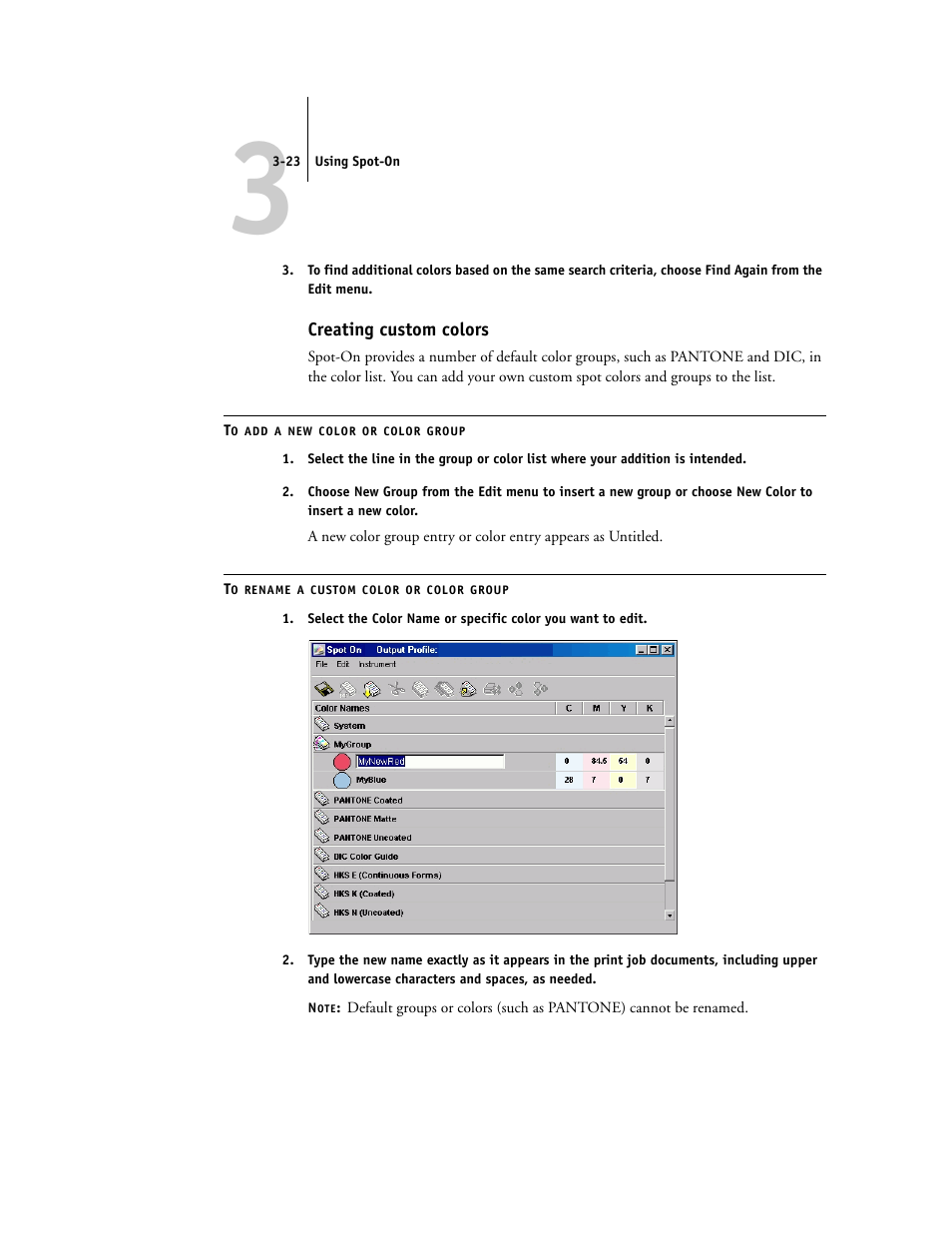 Creating custom colors | Toshiba GA-1121 User Manual | Page 89 / 118