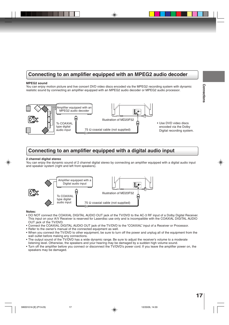 Toshiba MD14F52 User Manual | Page 17 / 56