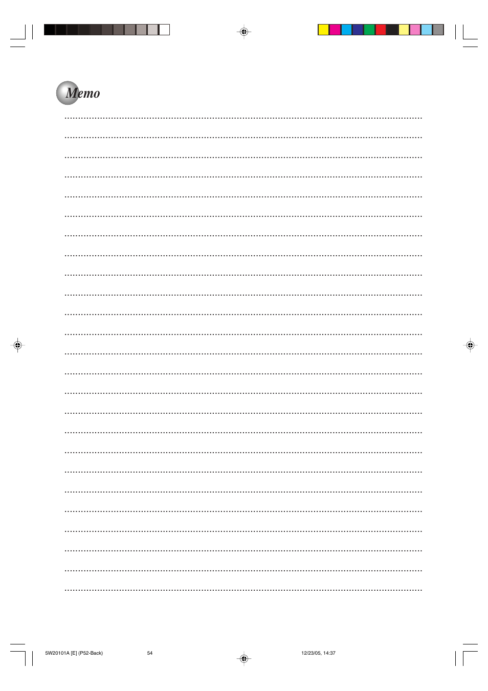 Toshiba MD14F52 User Manual | Page 54 / 56