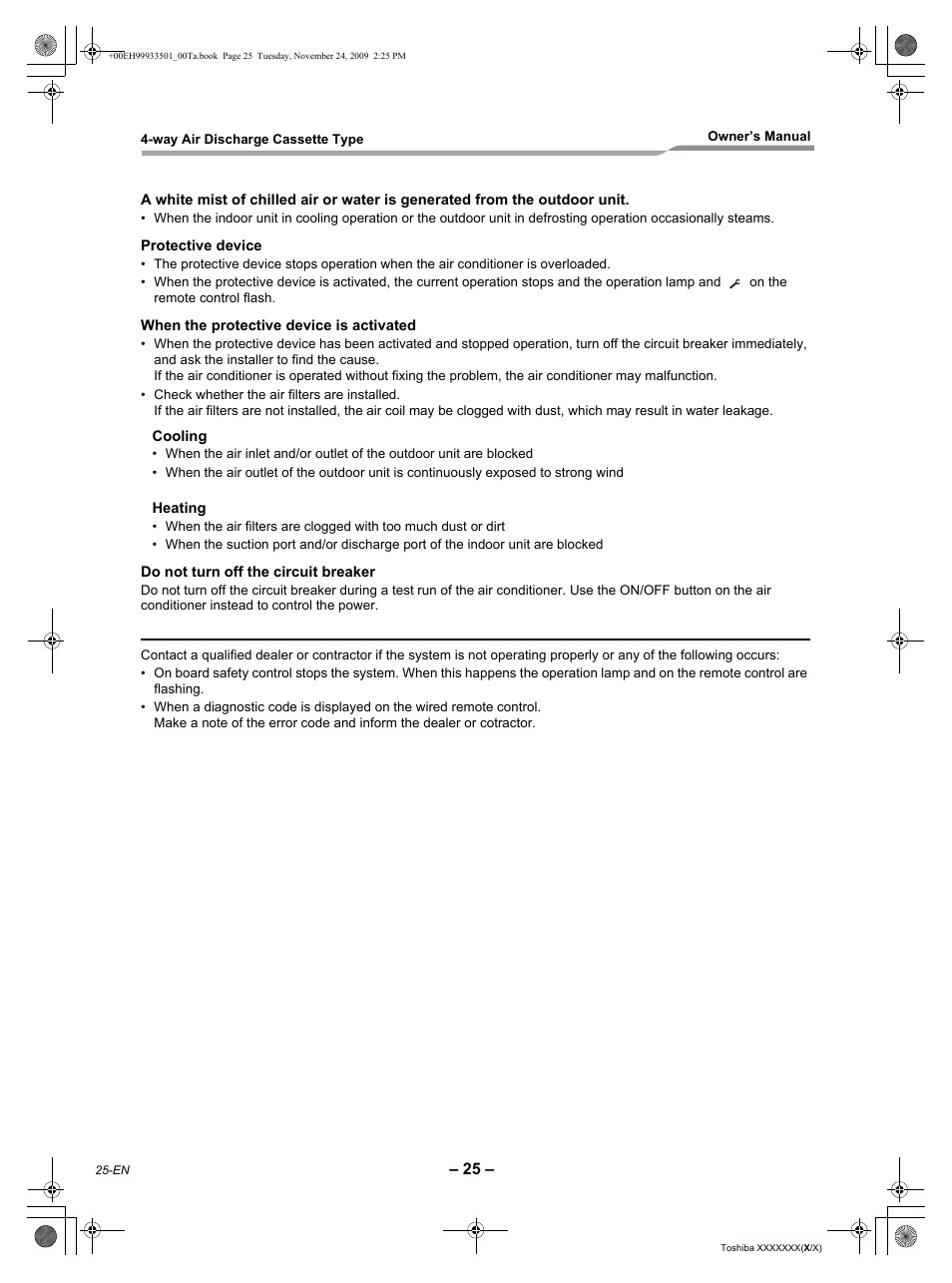 Toshiba CARRIER RAV-SP420UT-UL User Manual | Page 26 / 28