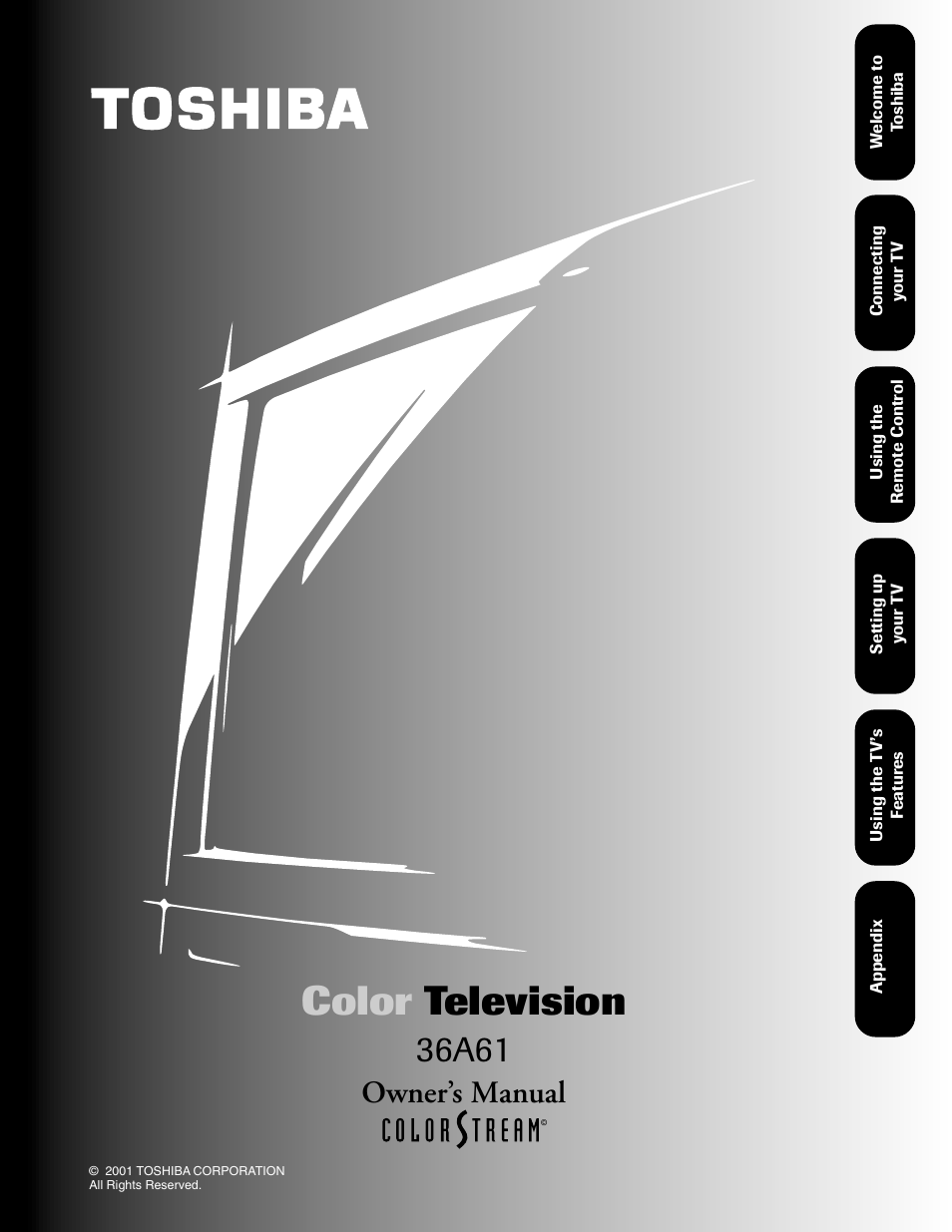 Toshiba 36A61 User Manual | 40 pages