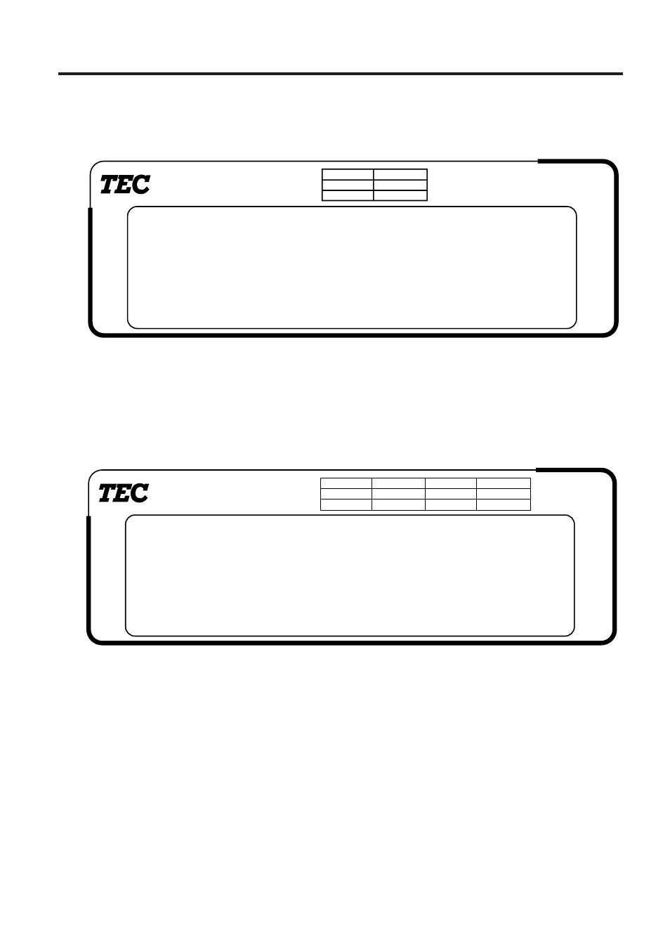 Display, Us type, Ca/qr type | 1 us type, 2 ca/qr type | Toshiba SL-9000 User Manual | Page 13 / 96