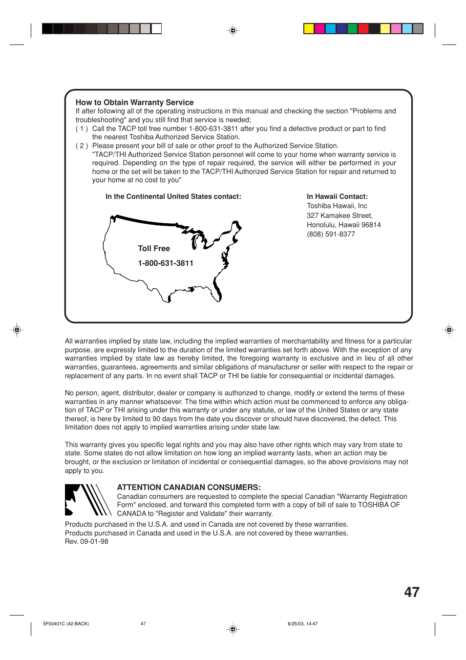 Toshiba MD20FN3/R User Manual | Page 47 / 48