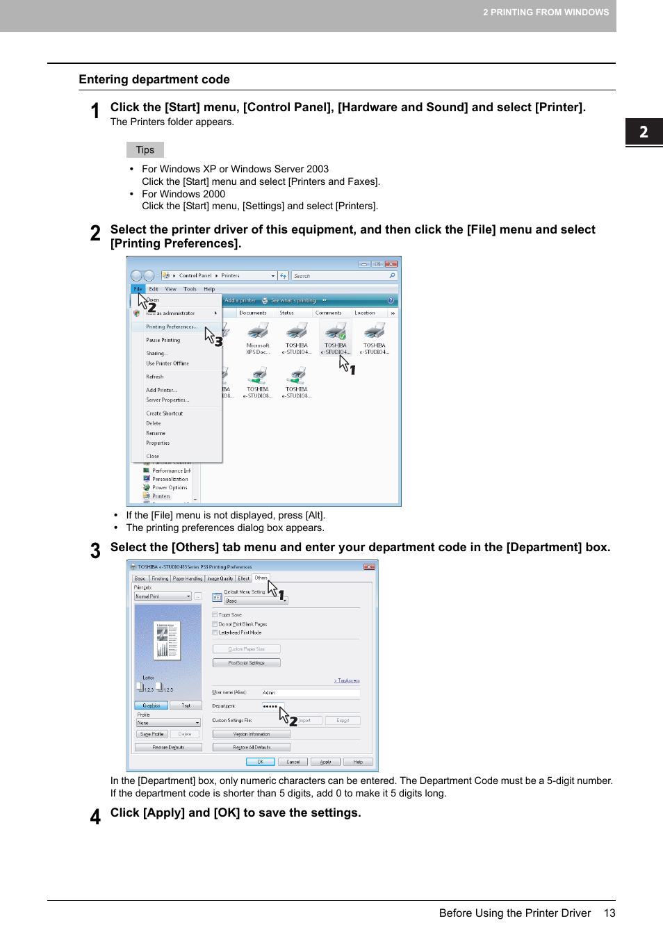 Toshiba 255 User Manual | Page 15 / 168