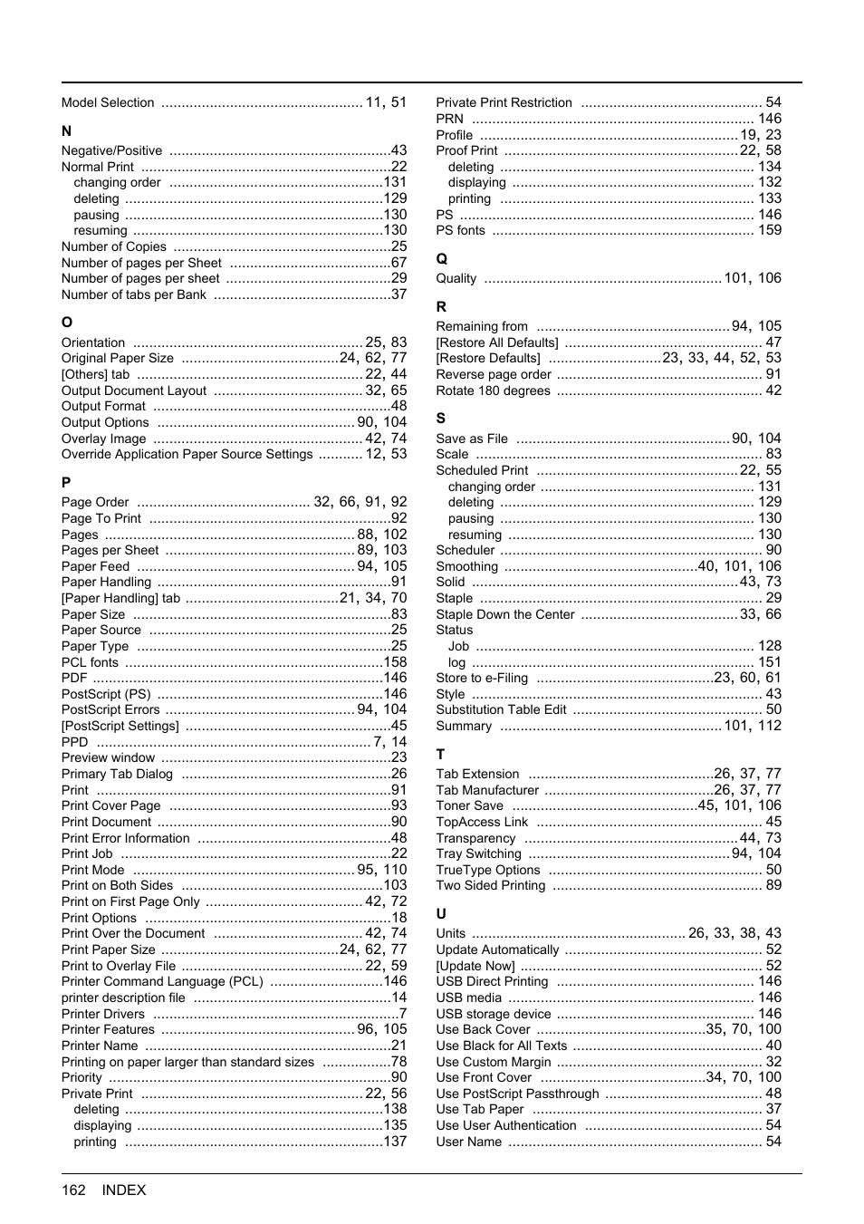 Toshiba 255 User Manual | Page 164 / 168