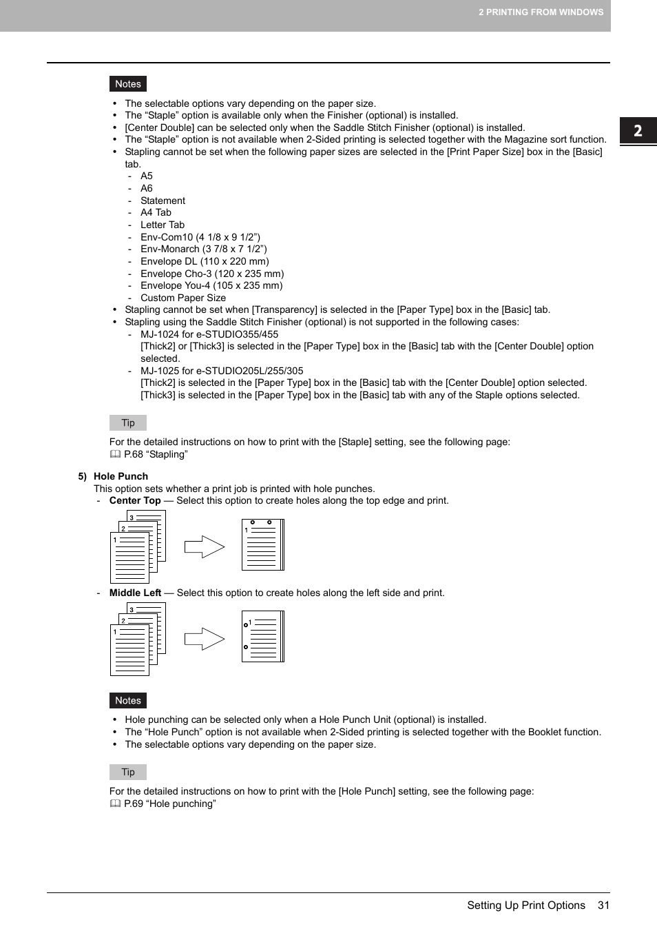 Toshiba 255 User Manual | Page 33 / 168