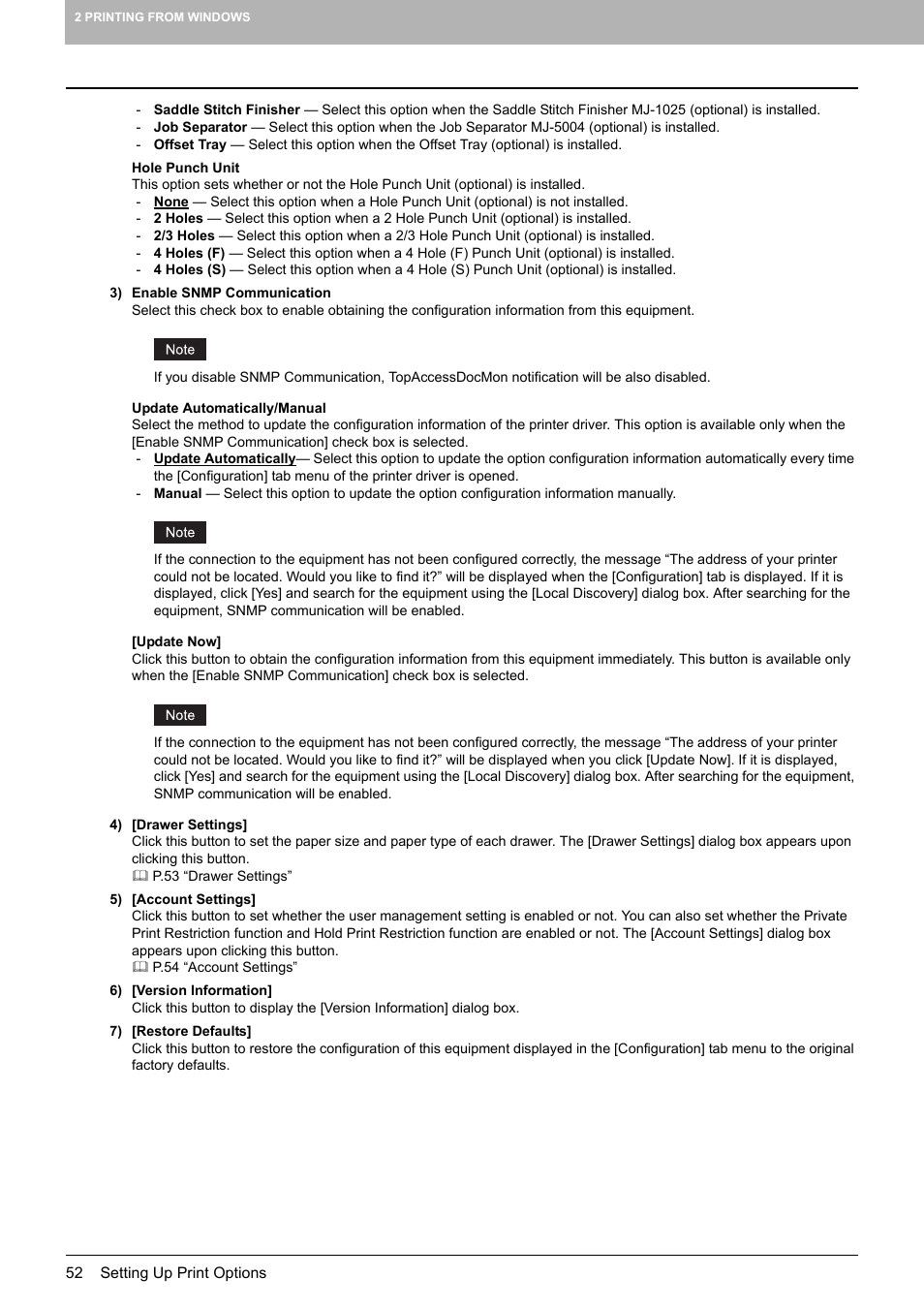 Toshiba 255 User Manual | Page 54 / 168