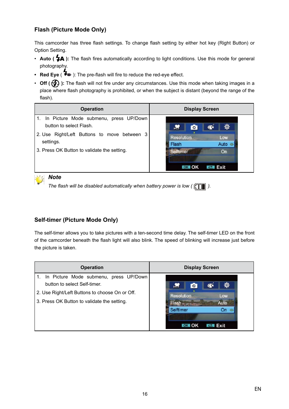 Toshiba CAMILEO P10 User Manual | Page 18 / 46