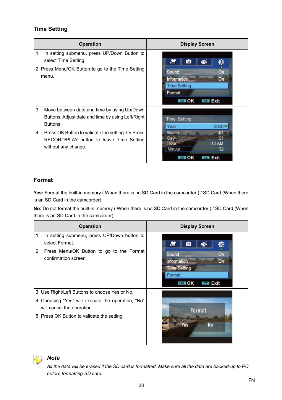 Toshiba CAMILEO P10 User Manual | Page 30 / 46