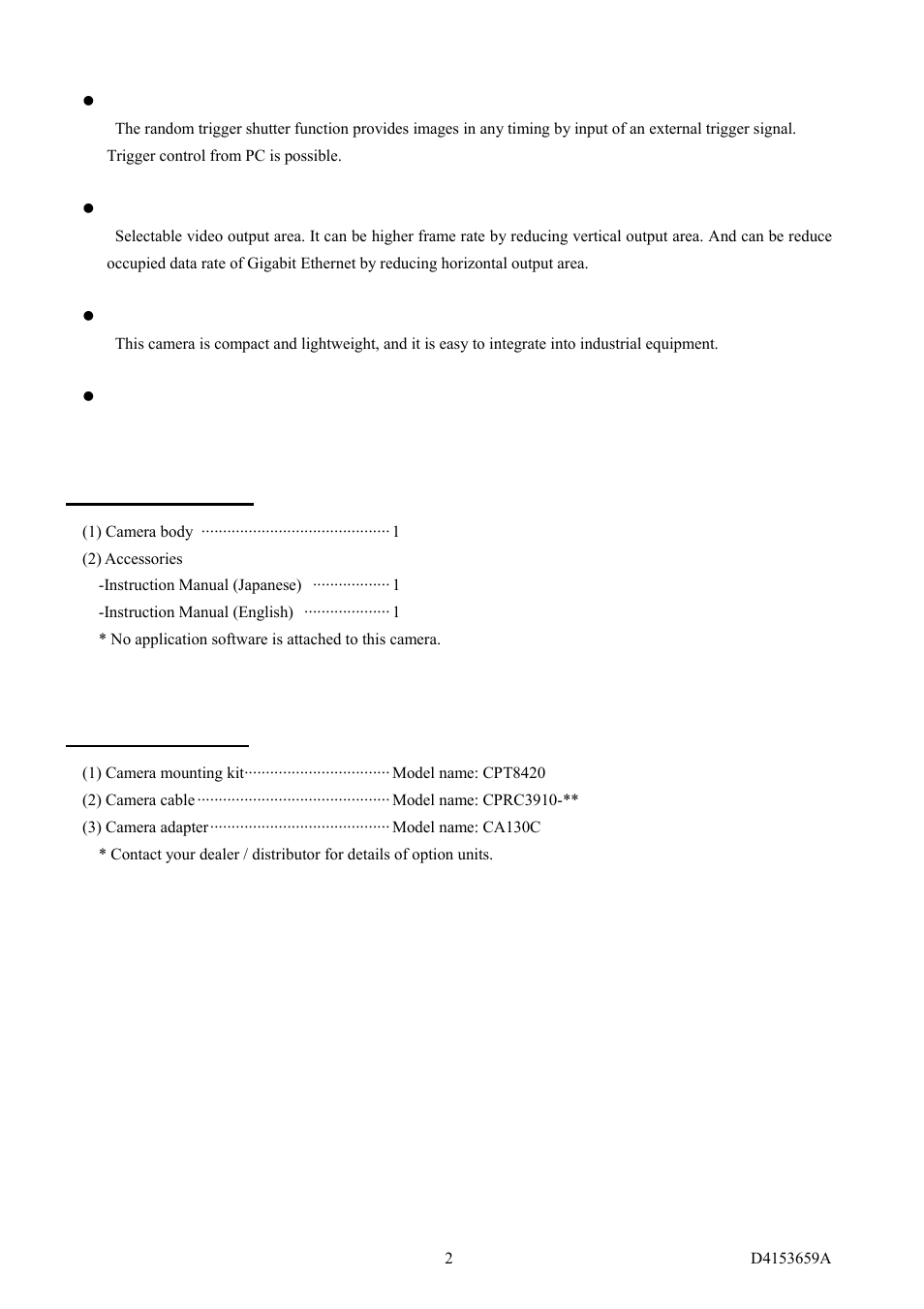 Configuration, Optional part | Toshiba CSGS20BC2 User Manual | Page 10 / 56