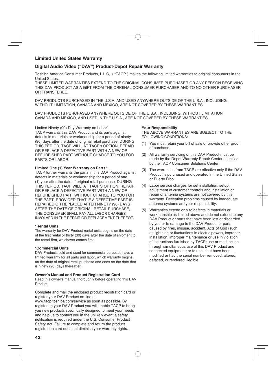 Toshiba HD-A35KC User Manual | Page 42 / 46