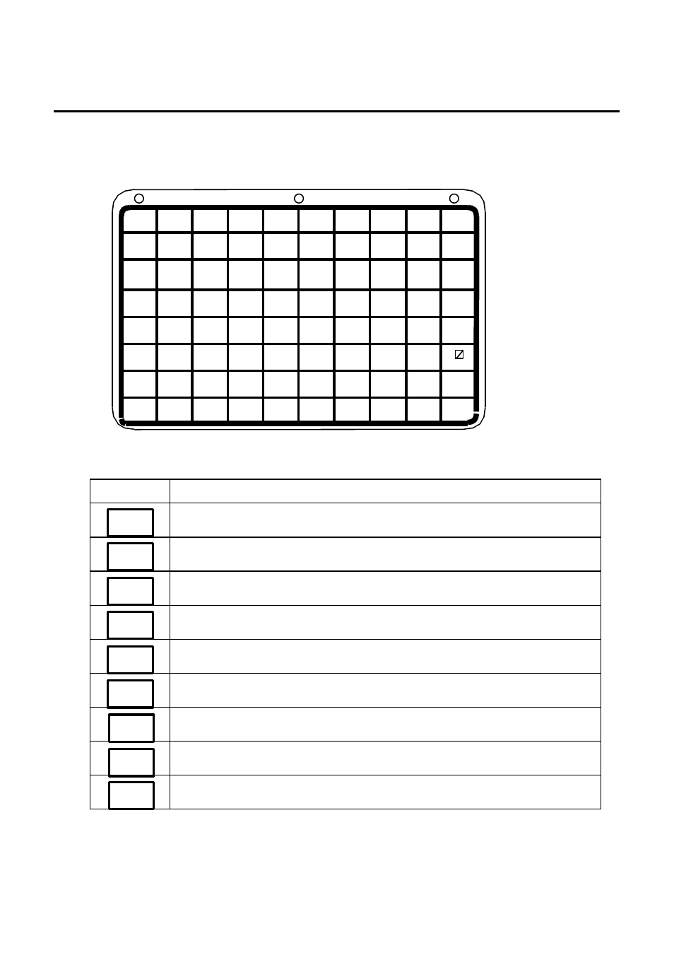 Key layout, Programming keyboard, 1 programming keyboard | Programming keyboard function | Toshiba TEC H-9000 User Manual | Page 12 / 94