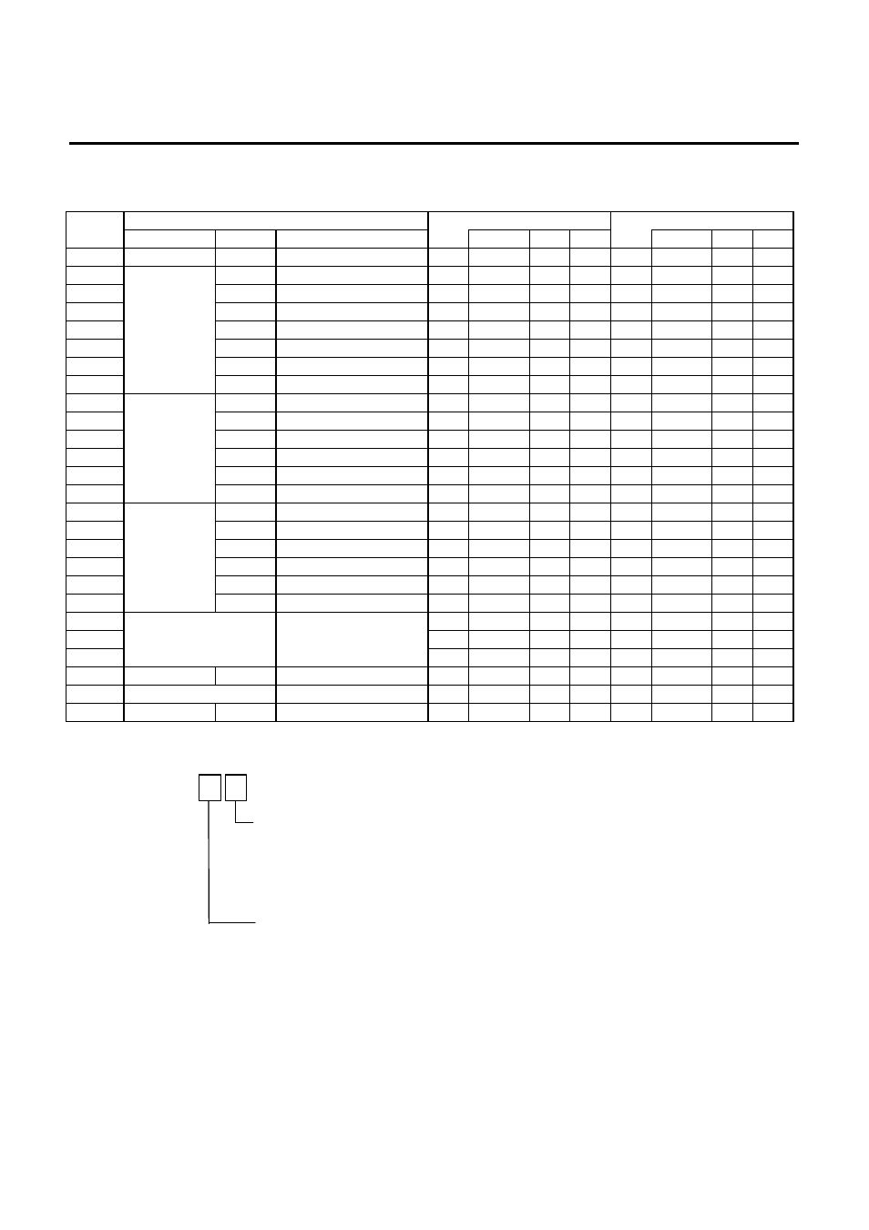 Table 2: label format number table | Toshiba TEC H-9000 User Manual | Page 41 / 94