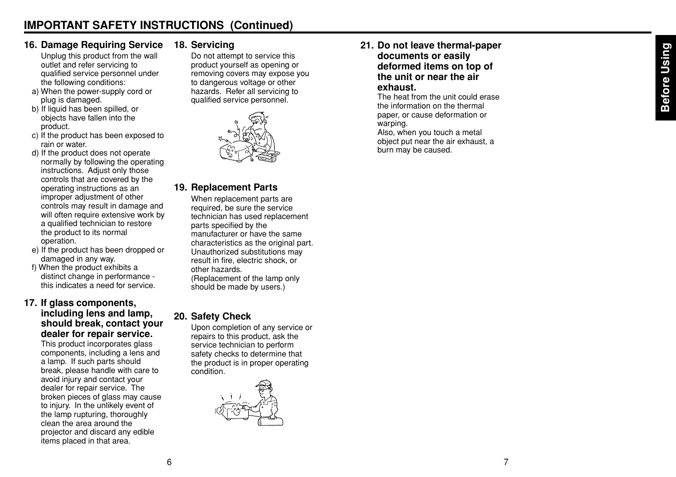 Toshiba TDP-D1-US User Manual | Page 4 / 20