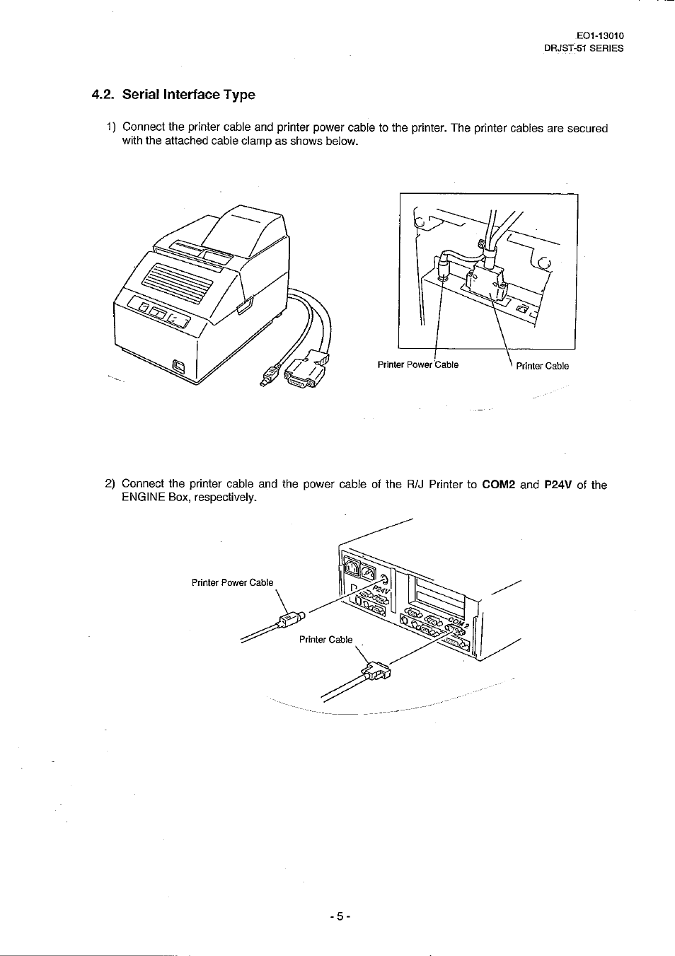 Serial interface type | Toshiba TEC DRJST-51 User Manual | Page 10 / 19