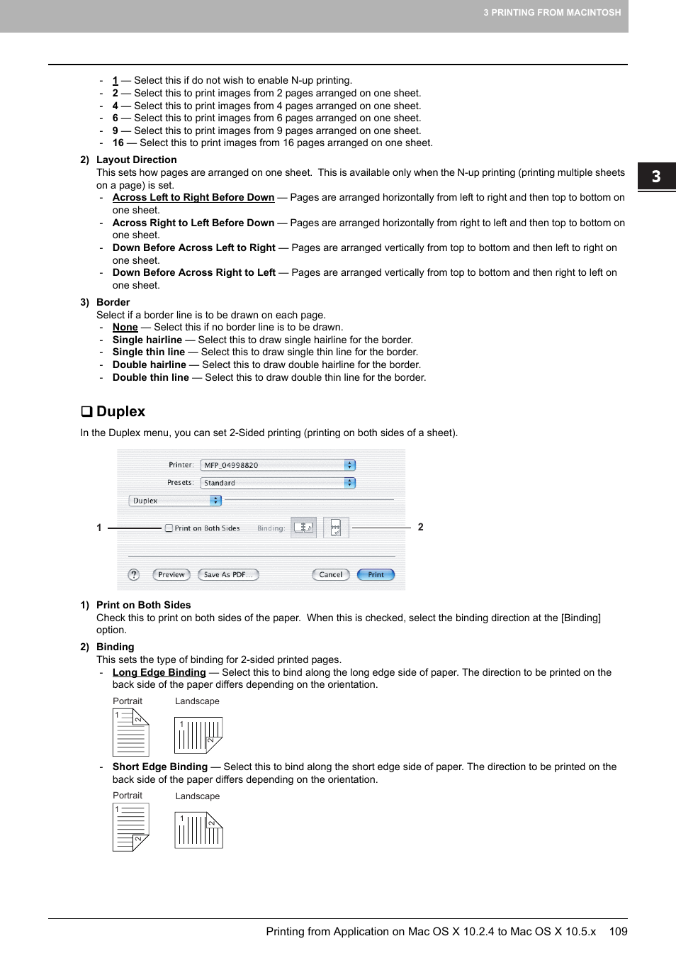 Duplex | Toshiba MULTIFUNCTIONAL DIGITAL COLOR SYSTEMS 3530C User Manual | Page 111 / 178