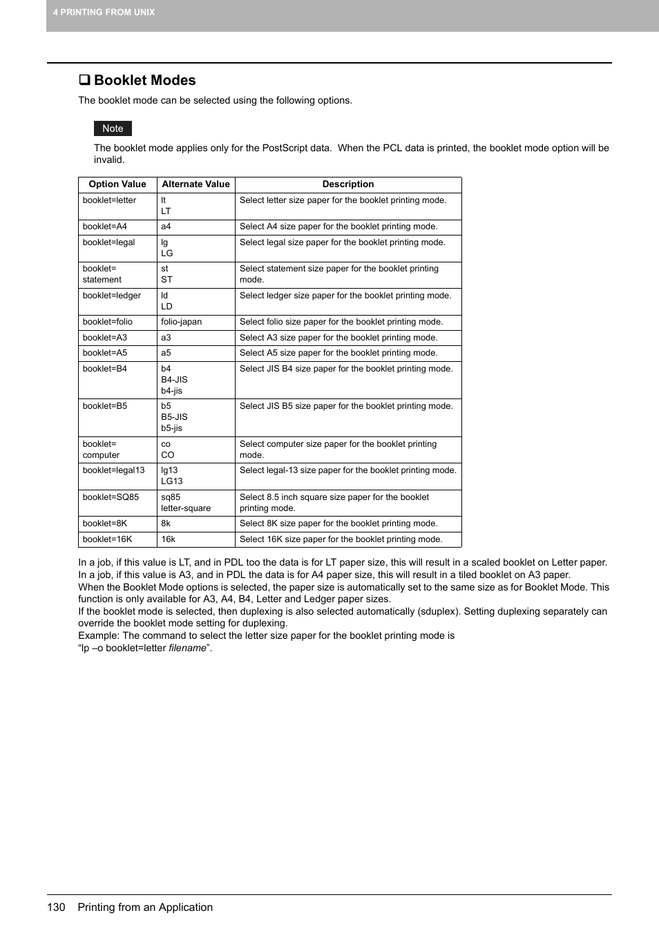 Booklet modes | Toshiba MULTIFUNCTIONAL DIGITAL COLOR SYSTEMS 3530C User Manual | Page 132 / 178