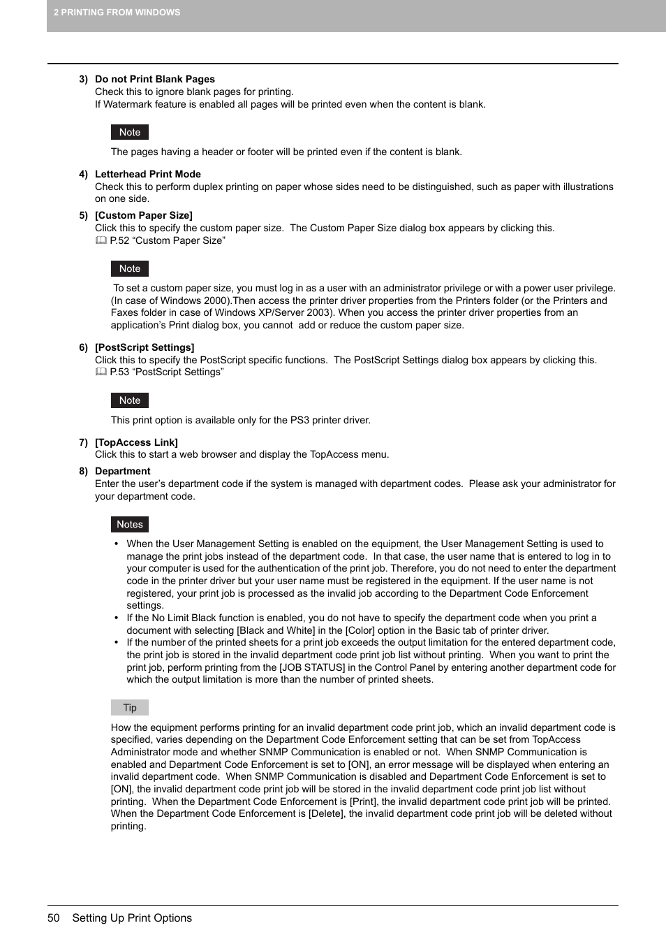 Toshiba MULTIFUNCTIONAL DIGITAL COLOR SYSTEMS 3530C User Manual | Page 52 / 178