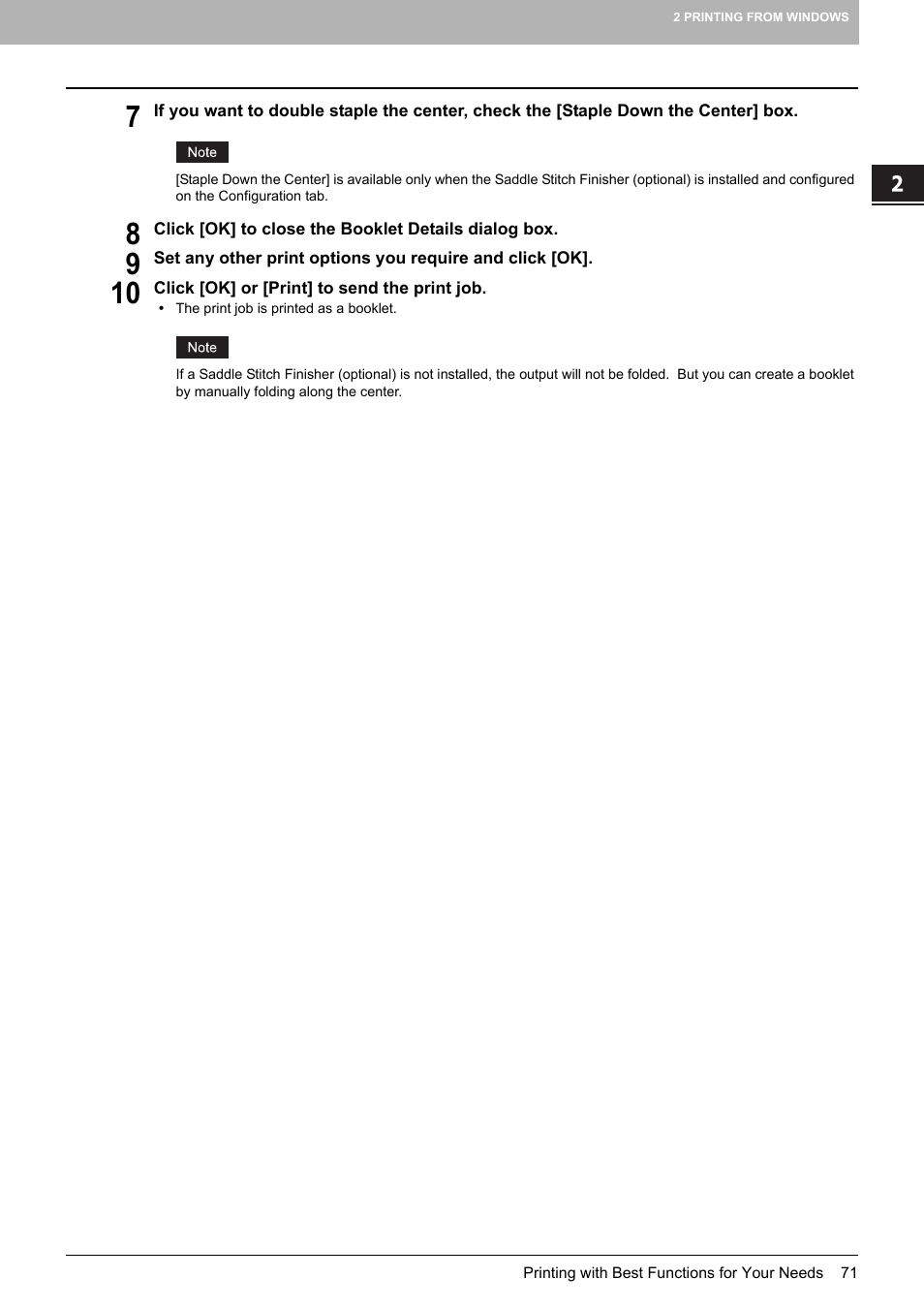 Toshiba MULTIFUNCTIONAL DIGITAL COLOR SYSTEMS 3530C User Manual | Page 73 / 178