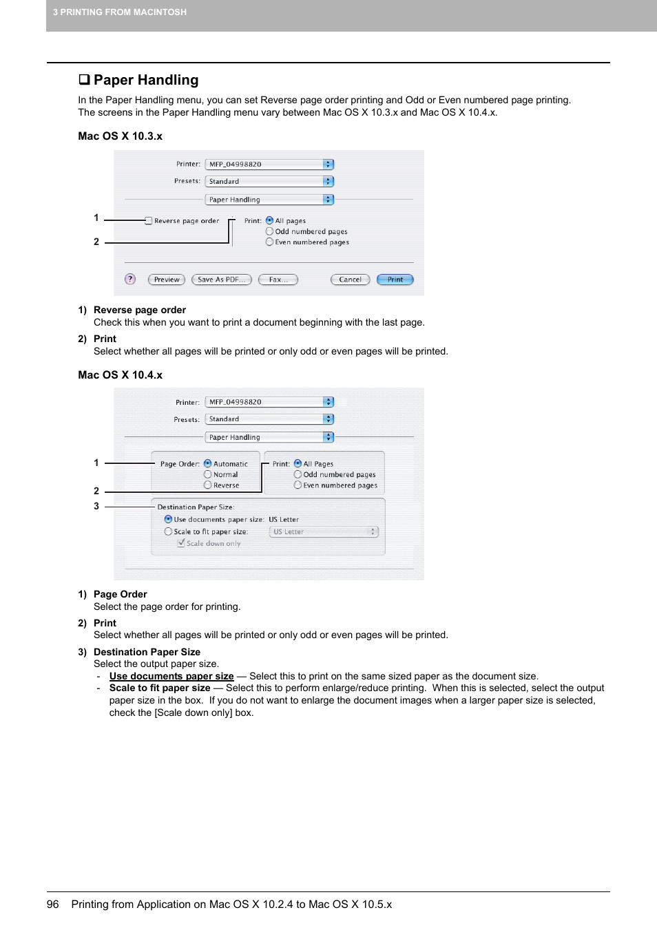 Paper handling | Toshiba MULTIFUNCTIONAL DIGITAL COLOR SYSTEMS 3530C User Manual | Page 98 / 178