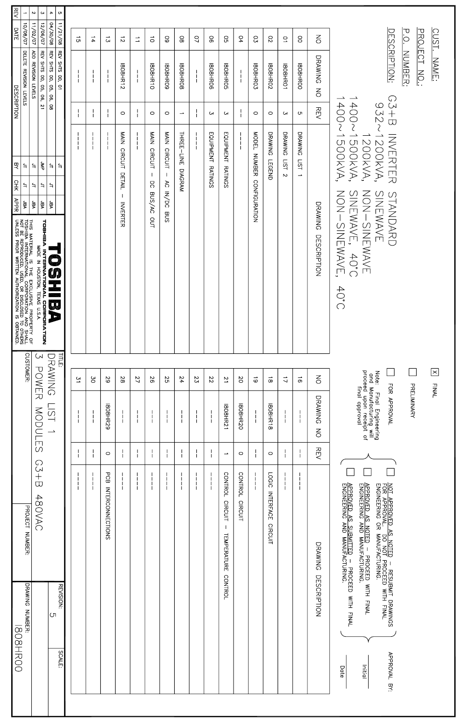 Toshiba Power Inverter User Manual | 15 pages