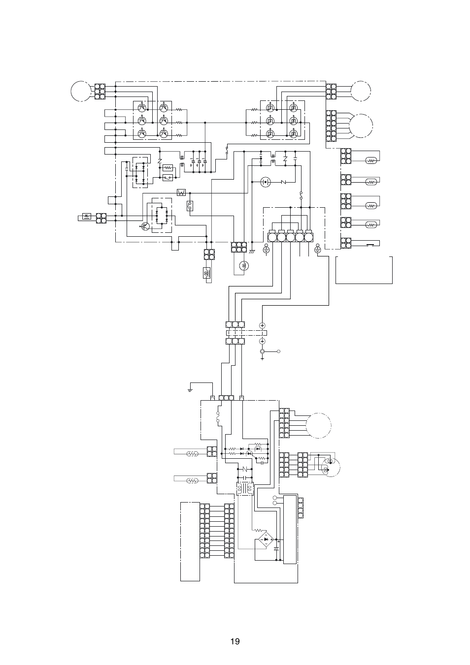 Wiring diagram, Fm pmv, Power supply circuit main pc board mcc-5045 | L2 s, L1 l2, P.c.board (mcc-5009) | Toshiba CARRIER RAS-15LKV-UL User Manual | Page 19 / 110