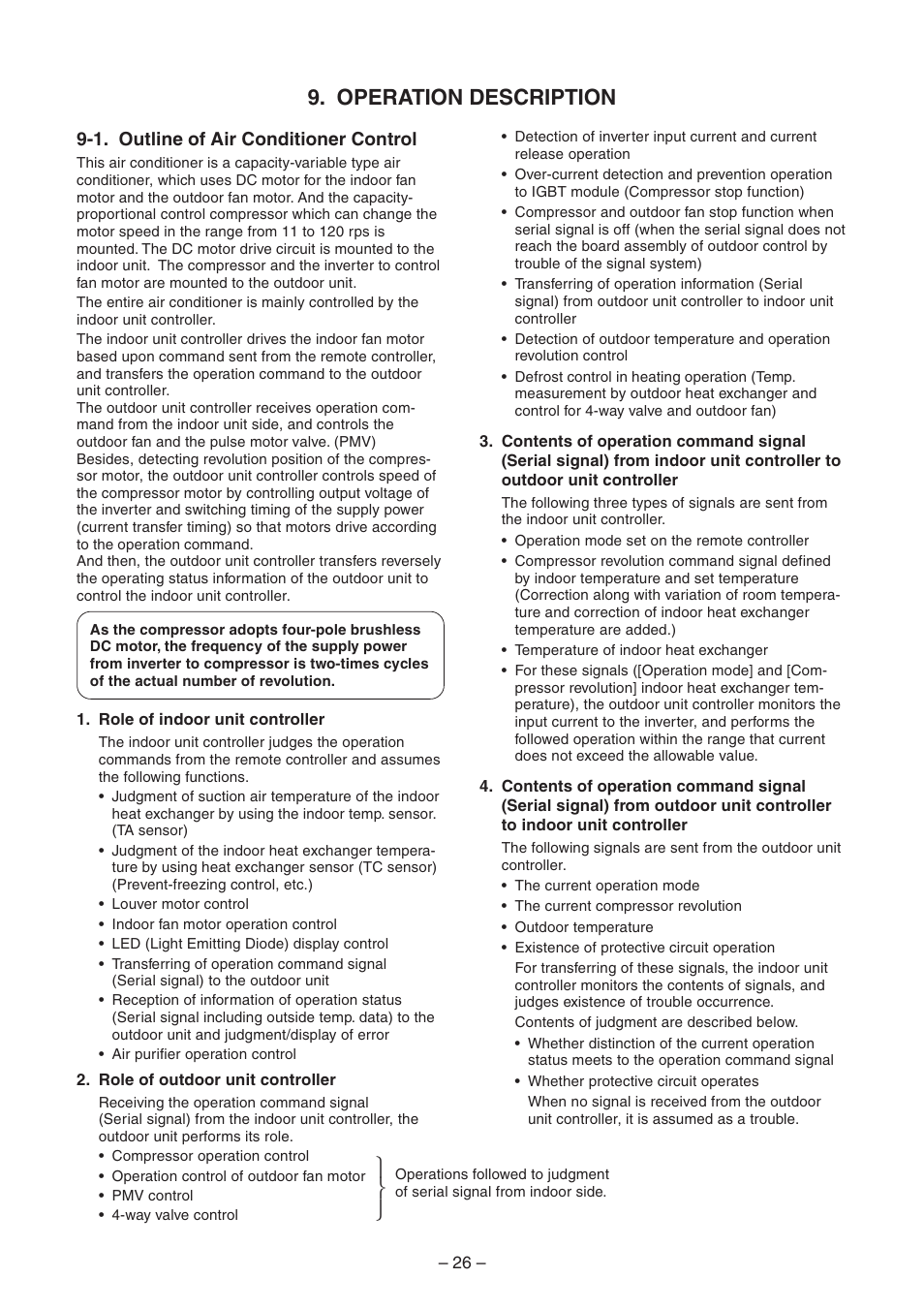 Operation description | Toshiba CARRIER RAS-15LKV-UL User Manual | Page 26 / 110