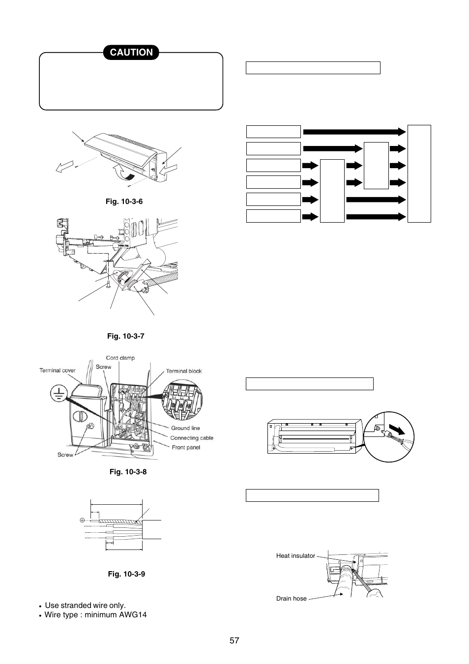 Caution | Toshiba CARRIER RAS-15LKV-UL User Manual | Page 57 / 110
