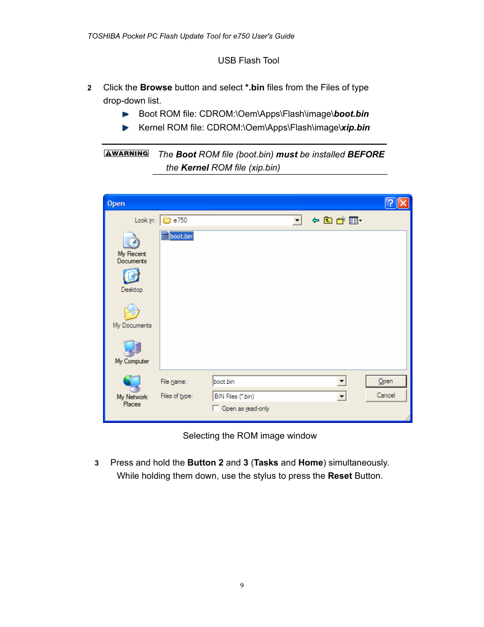 Toshiba e750 User Manual | Page 9 / 12