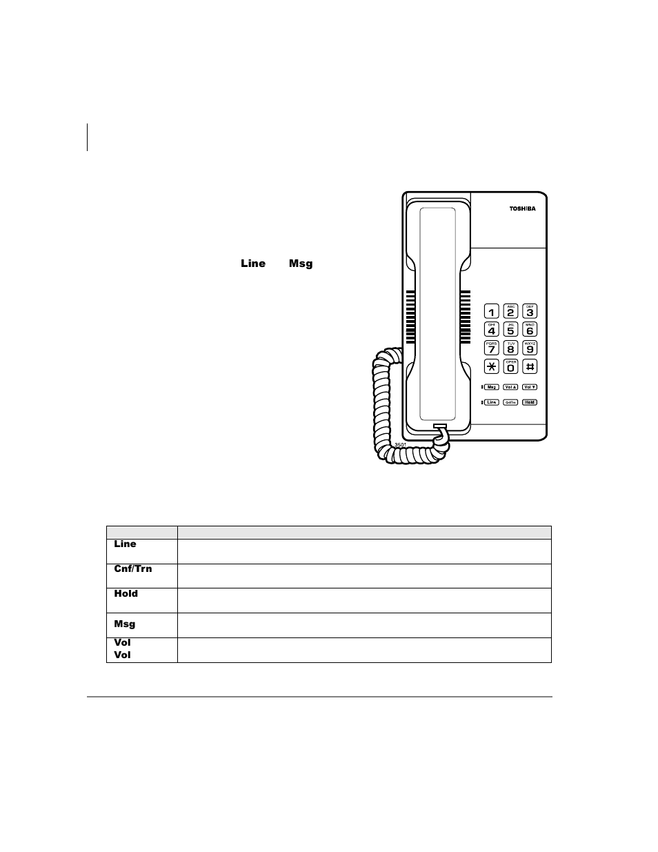 Buttons | Toshiba DKA-UG-DKSLT-VB User Manual | Page 11 / 61