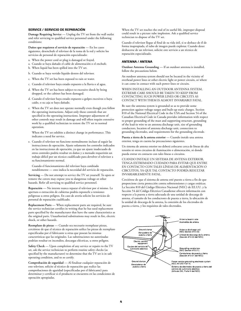 Toshiba 27AF61 User Manual | Page 4 / 40