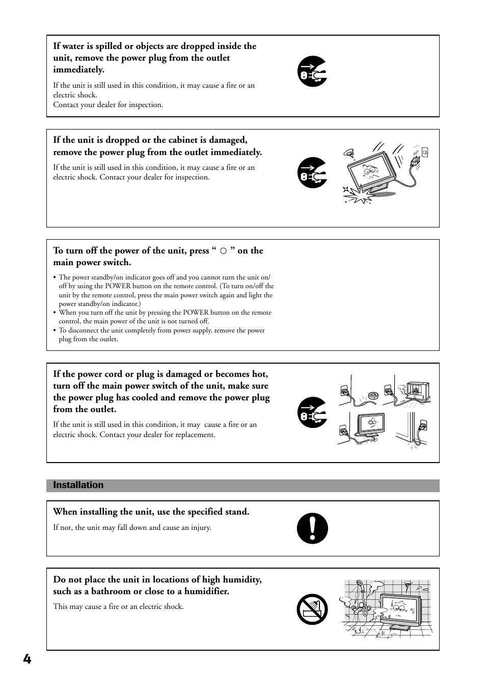 Toshiba P32LS1 User Manual | Page 4 / 40