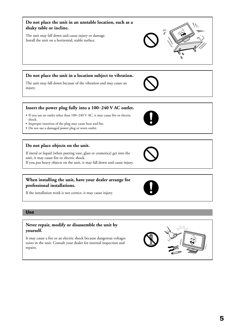 Toshiba P32LS1 User Manual | Page 5 / 40