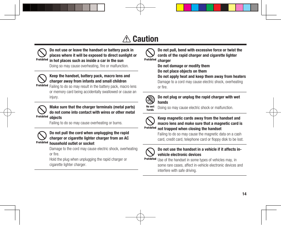 Caution | Toshiba 705T User Manual | Page 14 / 315