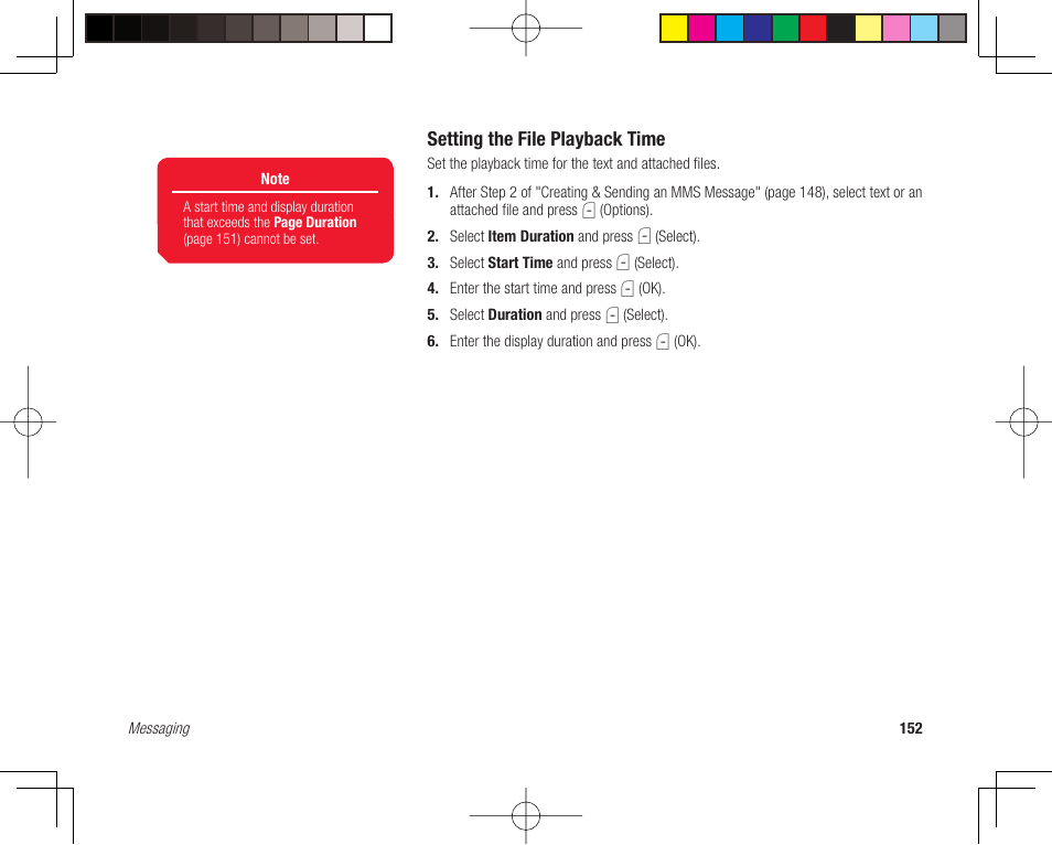 Setting the file playback time | Toshiba 705T User Manual | Page 152 / 315