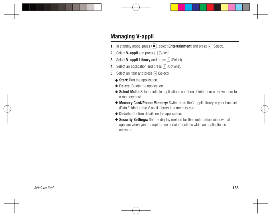 Managing v-appli | Toshiba 705T User Manual | Page 185 / 315