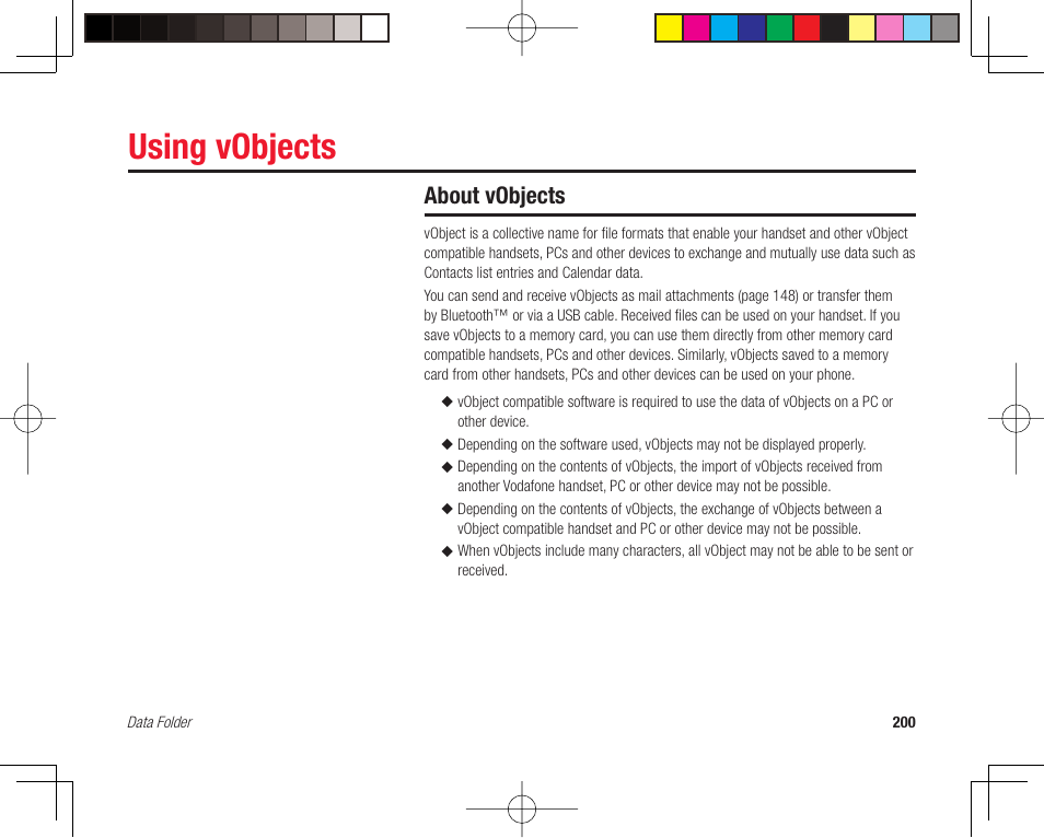 Using vobjects, About vobjects | Toshiba 705T User Manual | Page 200 / 315