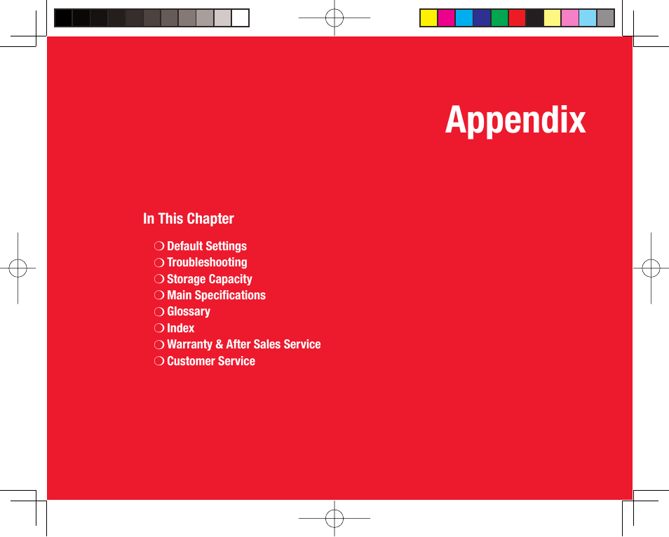 Appendix | Toshiba 705T User Manual | Page 294 / 315