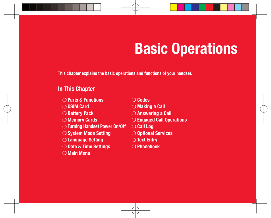 Basic operations | Toshiba 705T User Manual | Page 30 / 315
