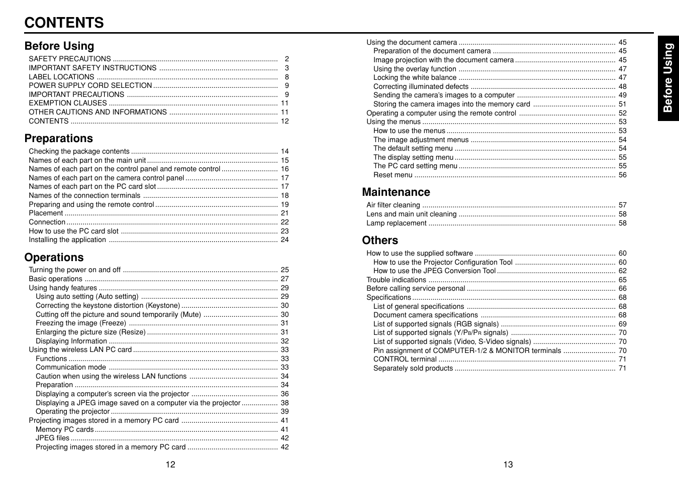Toshiba T 720  EN User Manual | Page 7 / 37