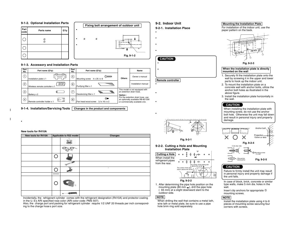 2. indoor unit | Toshiba RAS-10YKV-E User Manual | Page 37 / 79